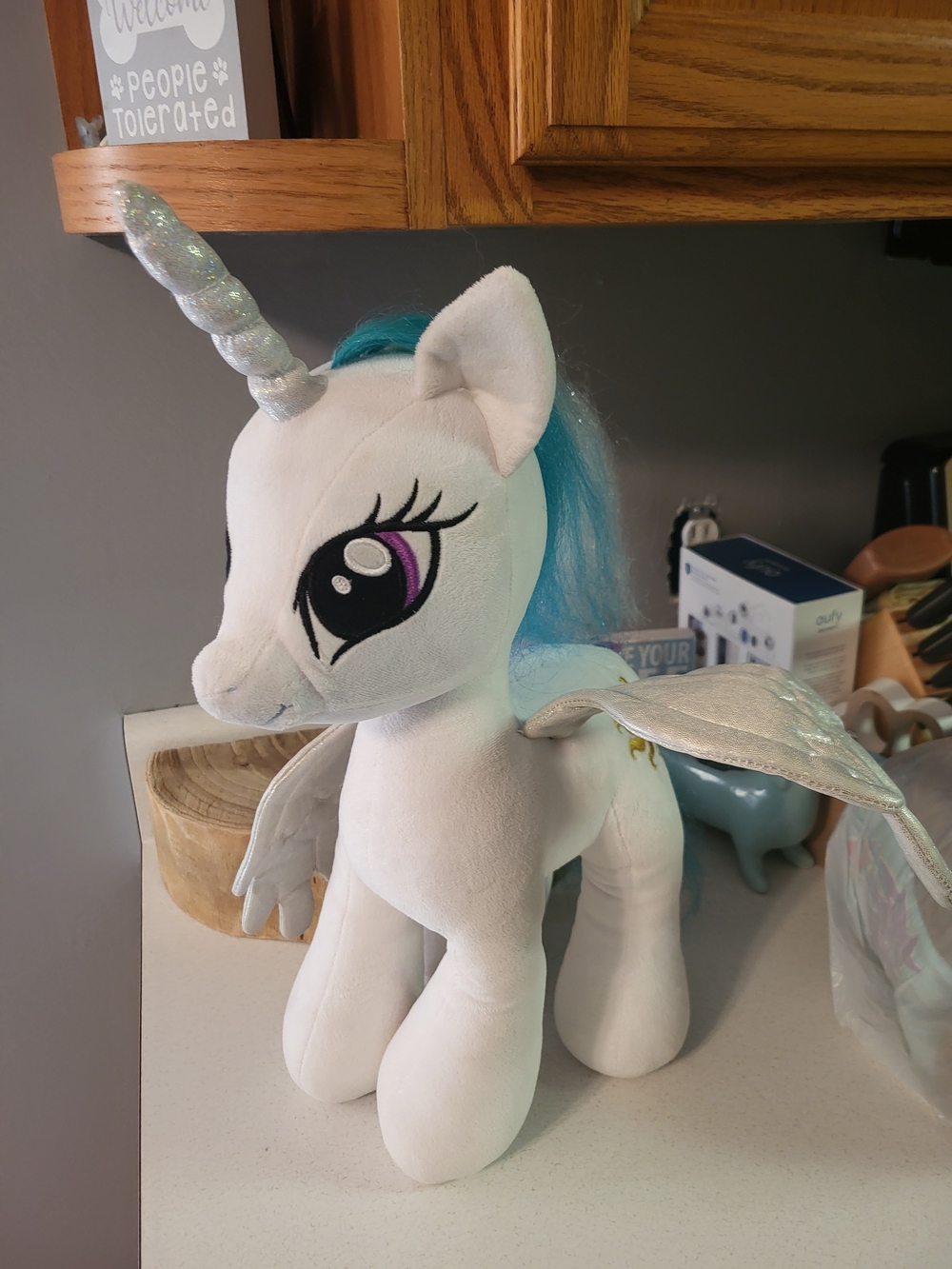 Build a Bear My Little Pony CELESTIA 18" Plush Unicorn Pegasus 2014 No Sound